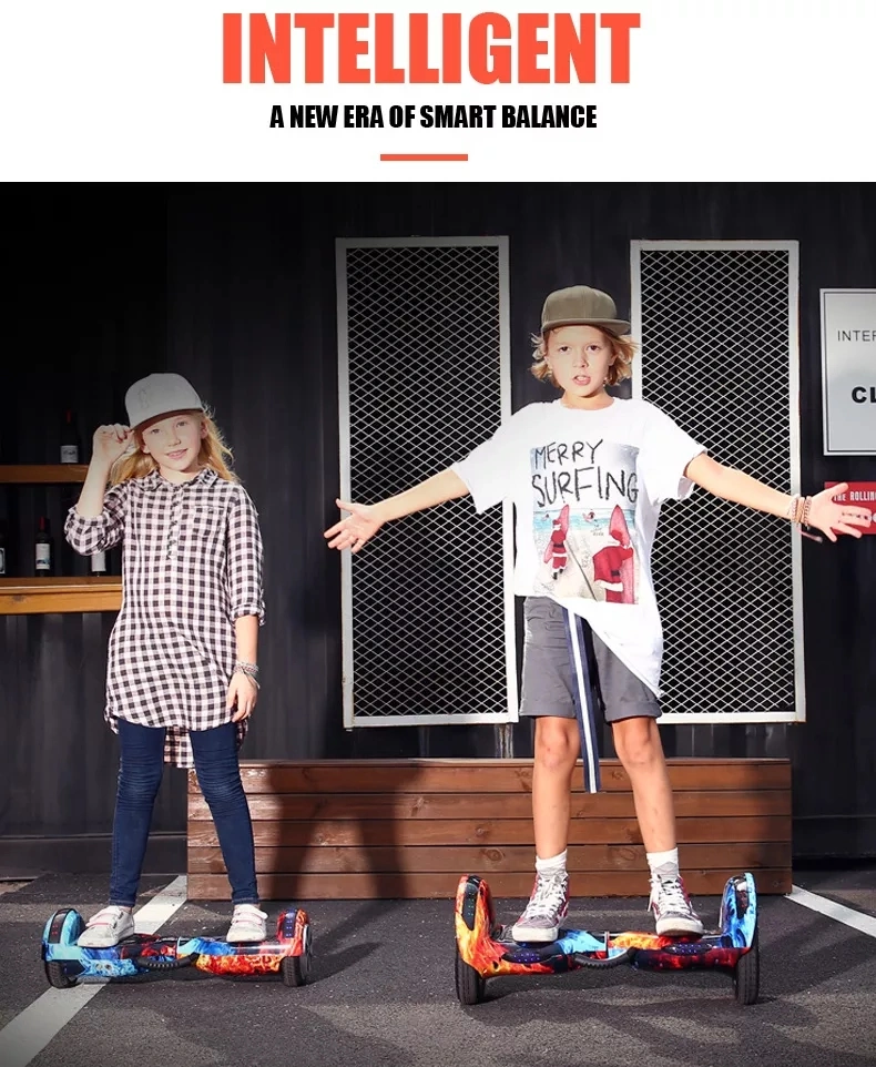 Customize Electric Mobility Hoverboard Offroad Electric Skateboard New Smart Self Balance Scooter for Kids