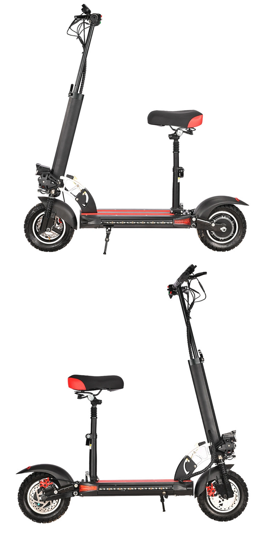 New Powerful off-Road 800W Dual-Motor Adult Scooter Electric Foldable E-Scooter