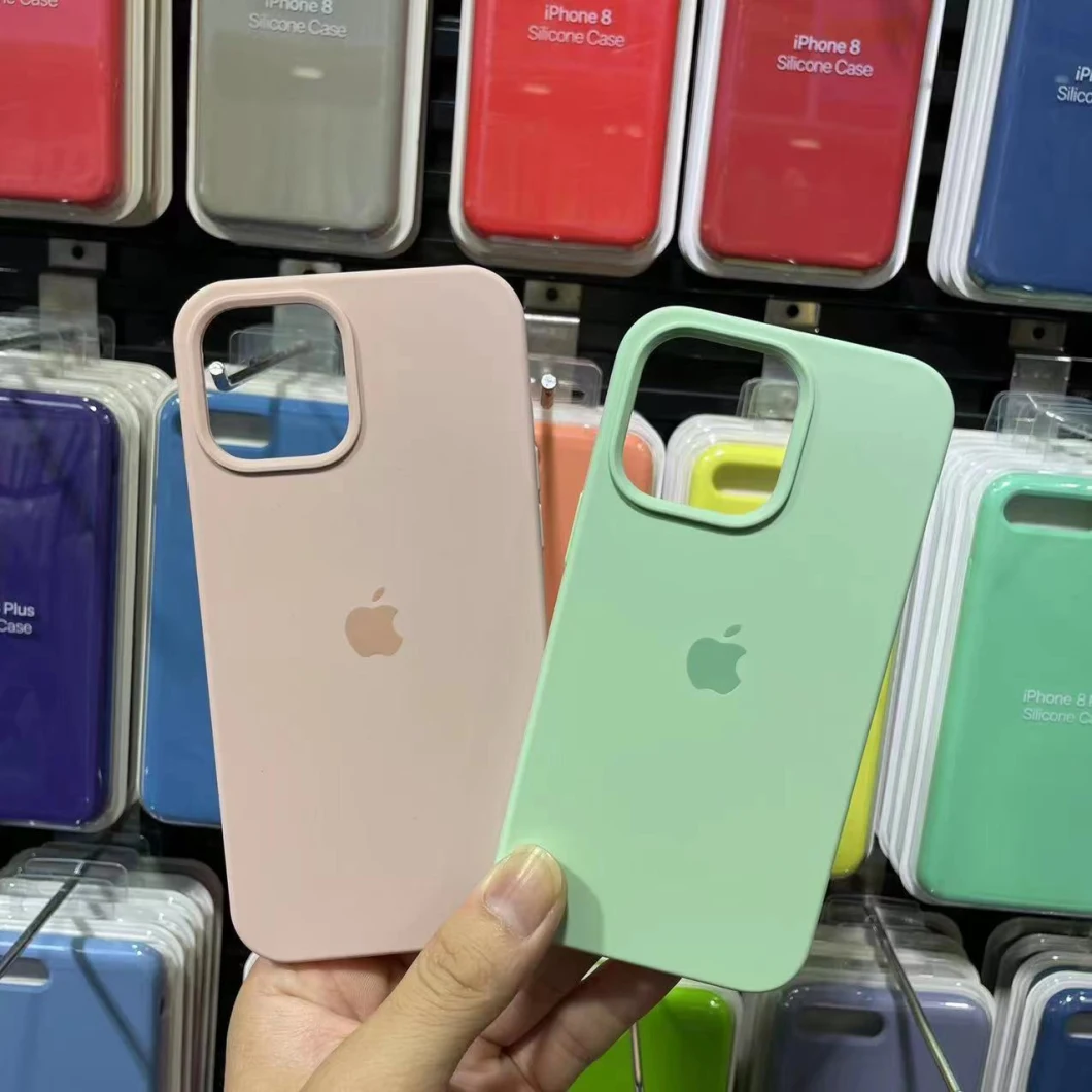 Wholesale Silicone Cases for iPhone 13 11 12 PRO Max Back Cover Mobile Cell Phone Accessories Silicone Phone Case for iPhone