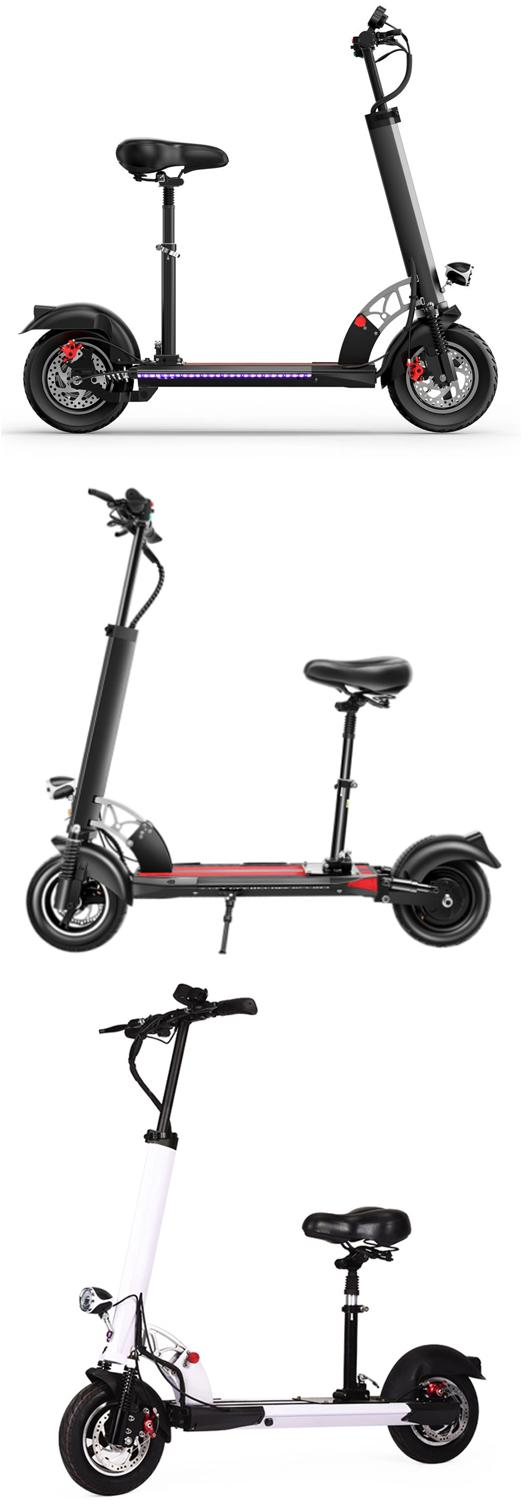 Two Wheels Foldable E Scooter Folding Adult Electric Mobility Scooter Adult Kick Self-Balancing E Scooter