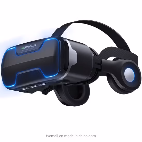 Vr Shinecon G02ED Blu-Ray Vr Auriculares de realidad virtual Casco Caja de gafas 3D Estéreo Vr Google Cardboard para Ios Android Smartphone