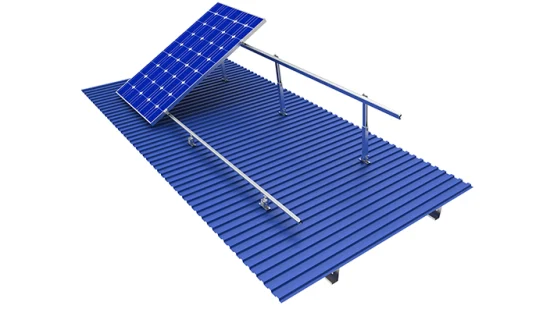 Sistema de portaequipajes de techo plano con montaje en patas delanteras y traseras ajustables Soportes solares fotovoltaicos